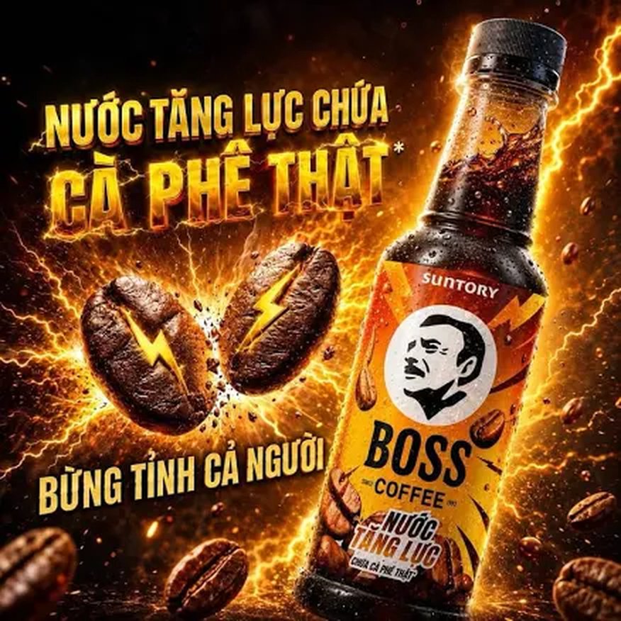 Nước tăng lực boss coffee 325ml