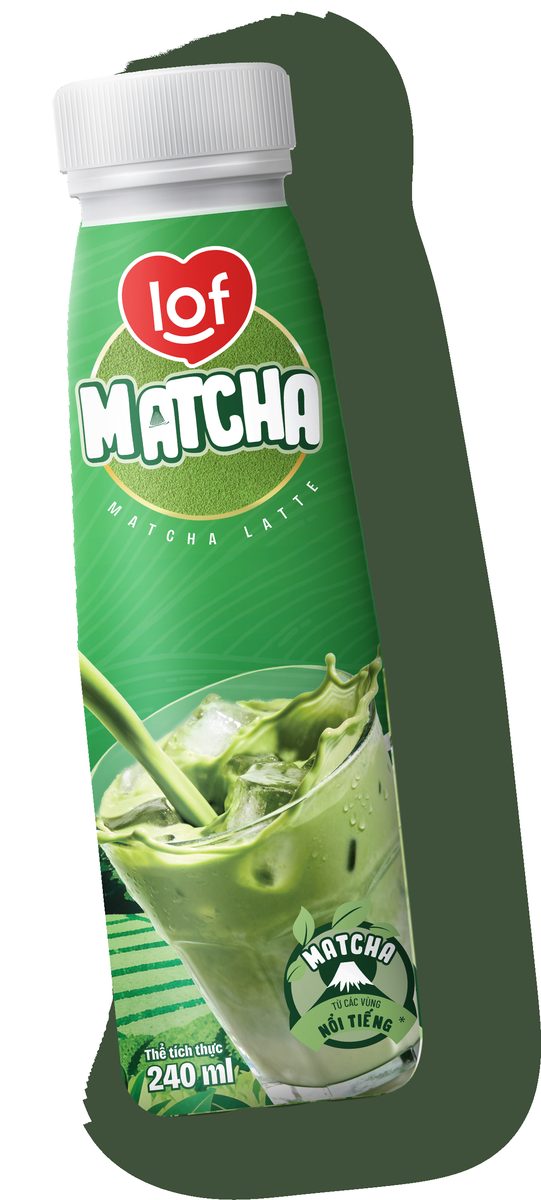 LOF Matcha trà sữa 240ml