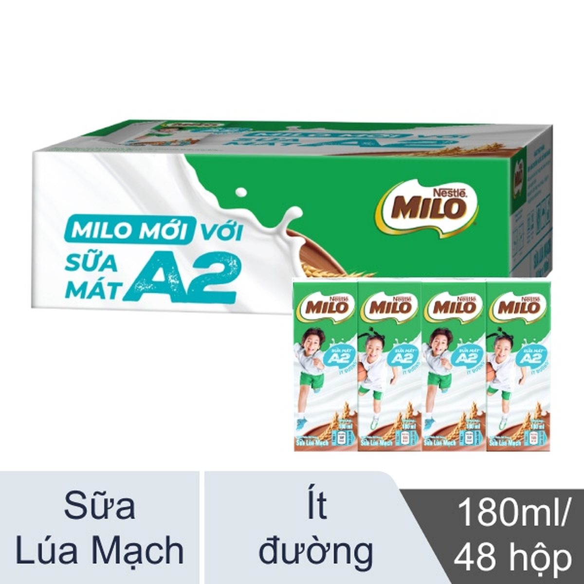 ST Milo A2 hộp 180ml
