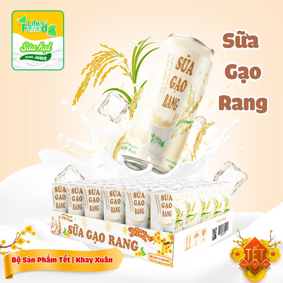 Lifes Food sữa gạo rang 240ml