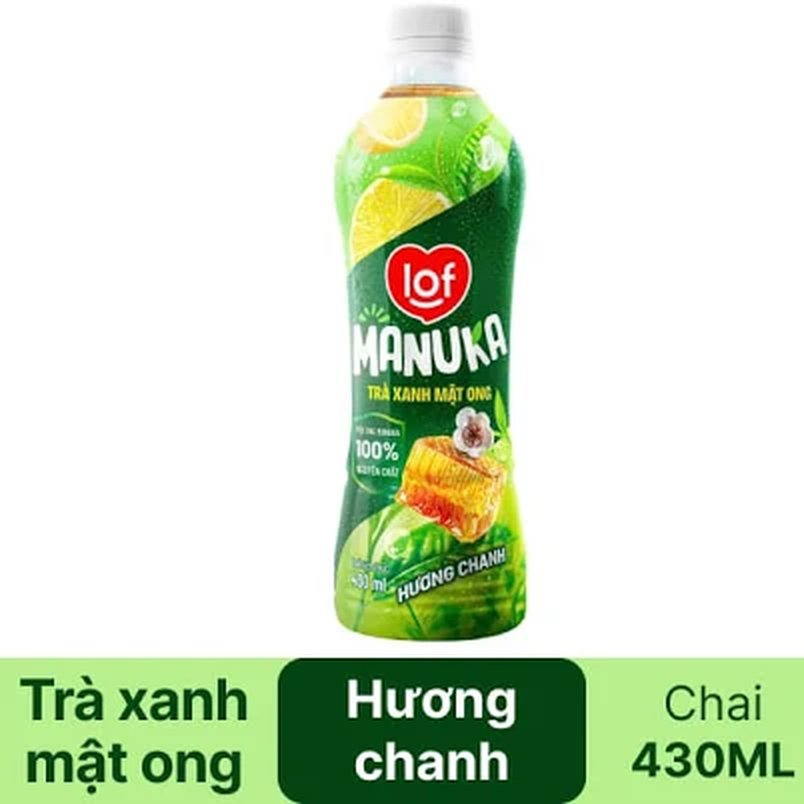 LOF Matcha trà mật ong chanh 430ml