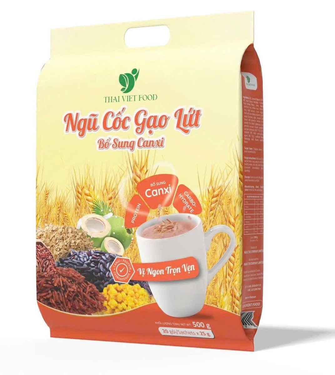 Ngũ cốc DD gạo lứt canxi Thái Việt Food 500g