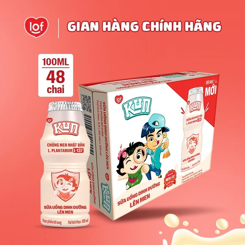SCU Lên men Kun vị dâu 100ml