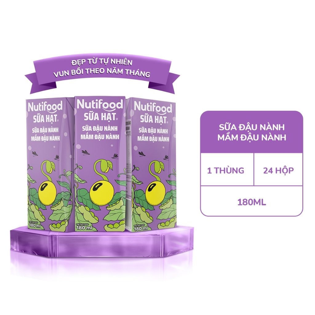 Nuti- sữa hạt mầm đậu nành 180ml