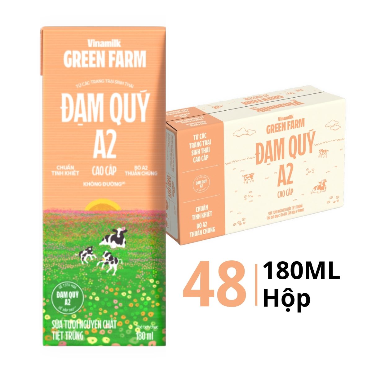 VNM-ST Green farm NC đạm A2 180ml