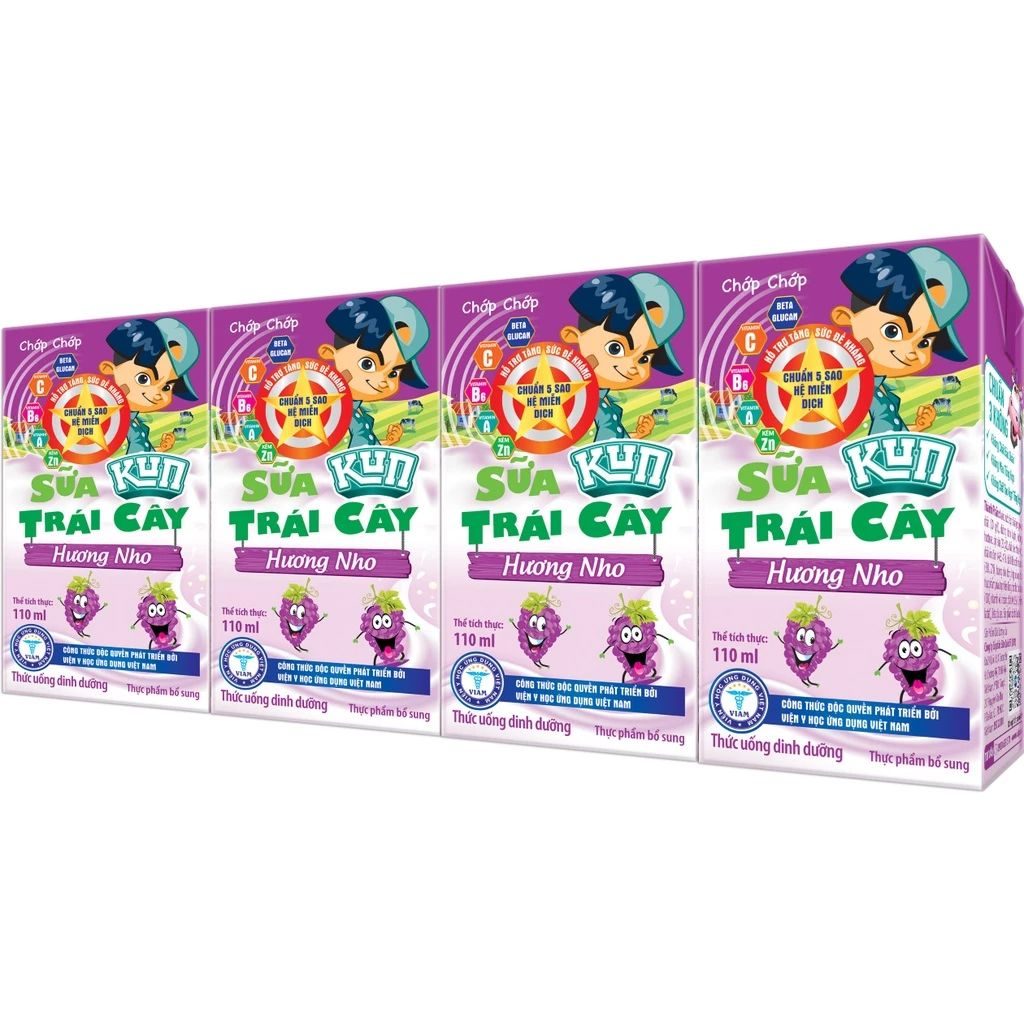 Kun - ST thạch hương nho 100ml