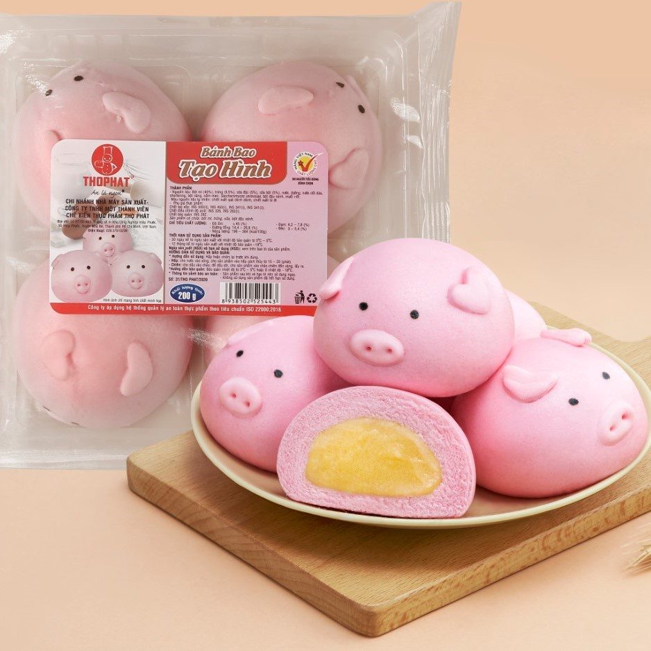 Thọ Phát-Bánh bao tạo hình 200g