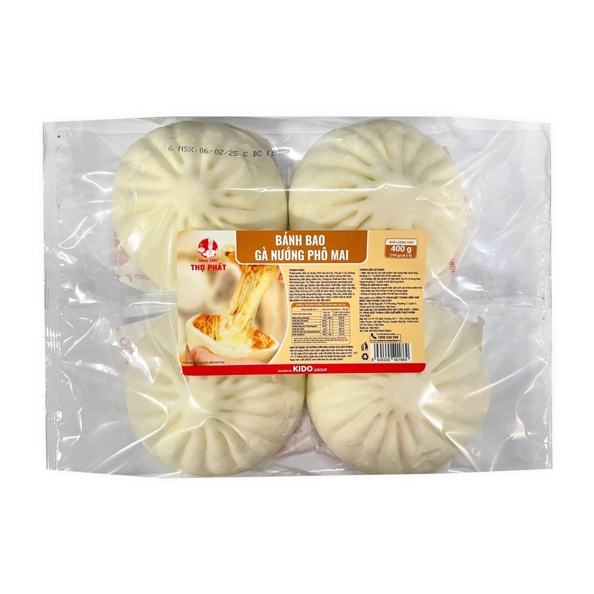Thọ Phát-Bánh bao xx phômai 400g