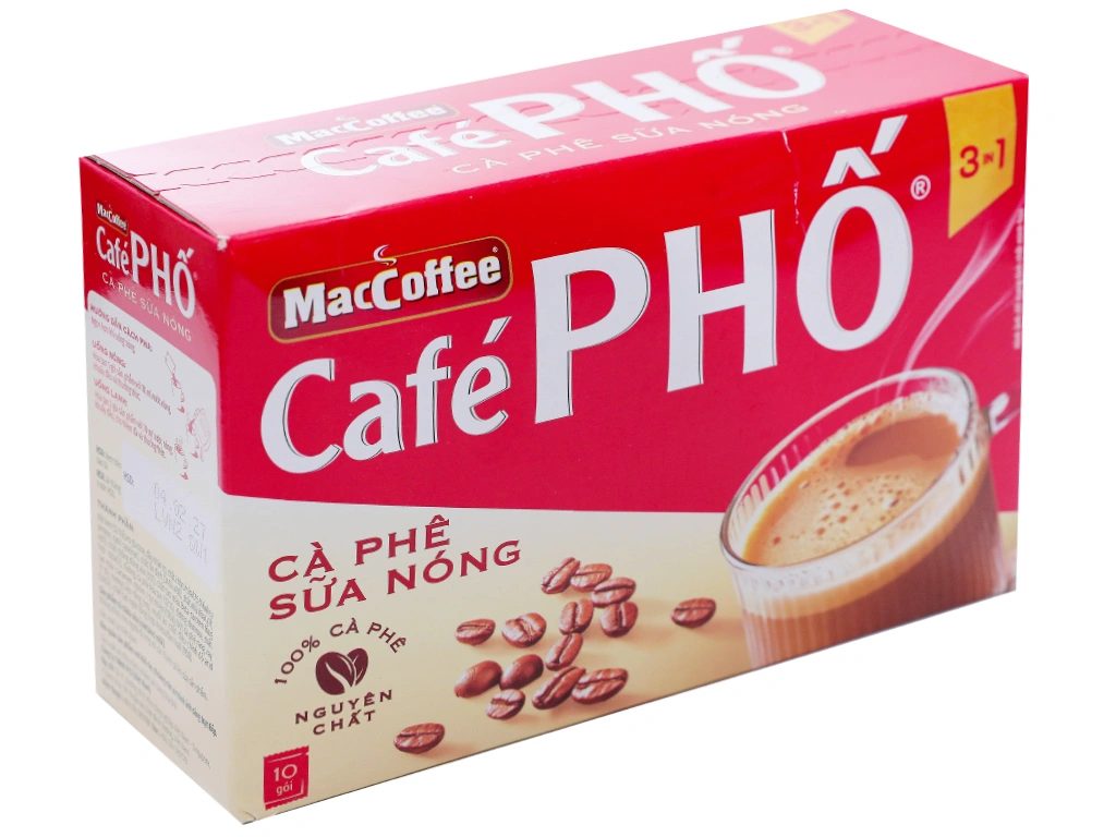 Cafe phố sữa nóng